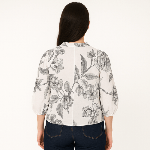 Blusa estampada para mujer
