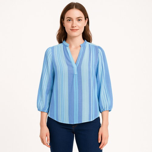 Blusa rayada para mujer