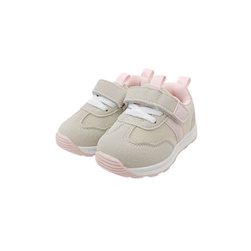 Sneakers con textura beige para niña