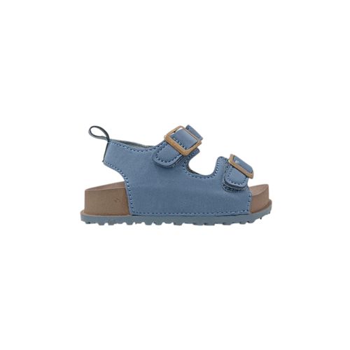 Sandalias celeste con textura para niño