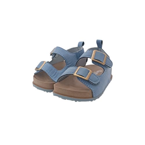 Sandalias celeste con textura para niño