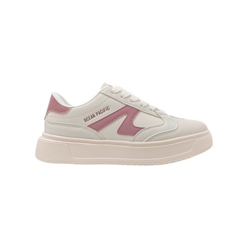 Sneakers con textura bicolores para mujer