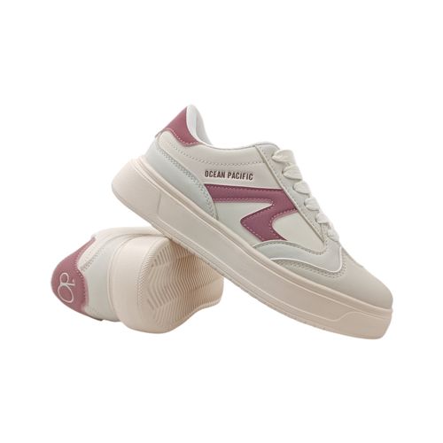 Sneakers con textura bicolores para mujer