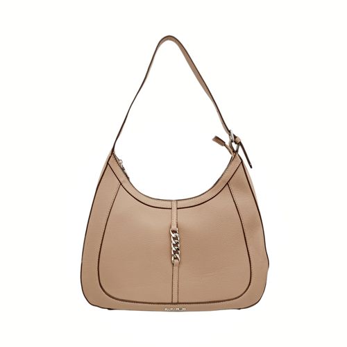 Cartera satchel beige para mujer