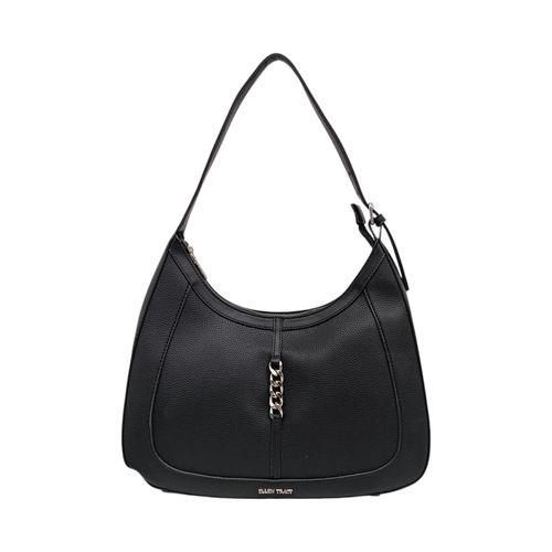 Cartera satchel negra para mujer