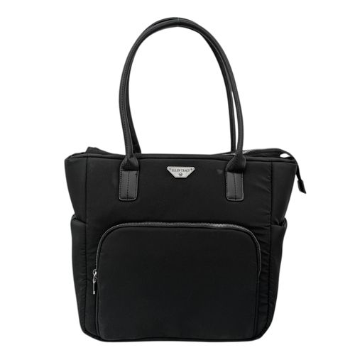 Cartera tote negra para mujer