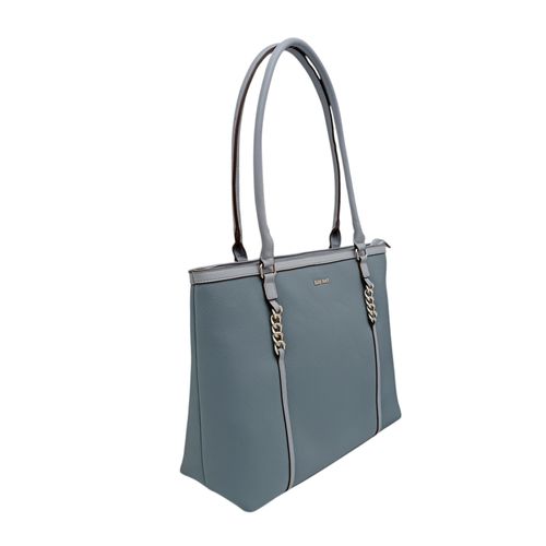 Cartera tote celeste para mujer