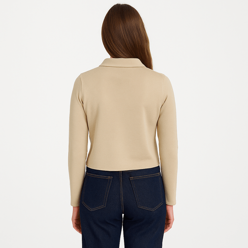 Chaqueta sólida para mujer