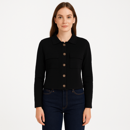 Chaqueta negra para mujer