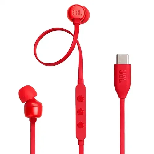 Audífonos alámbricos Tune 310C rojos