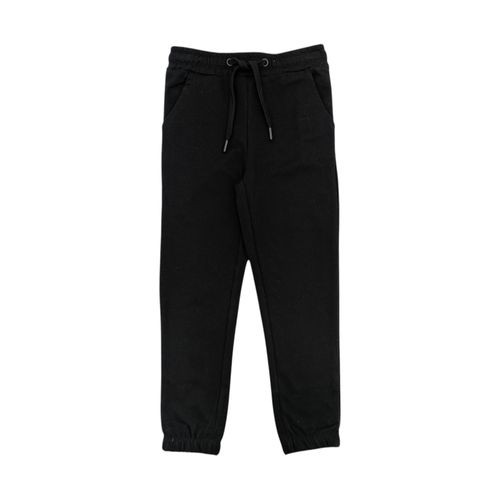 Jogger deportivo negro sólido para niño