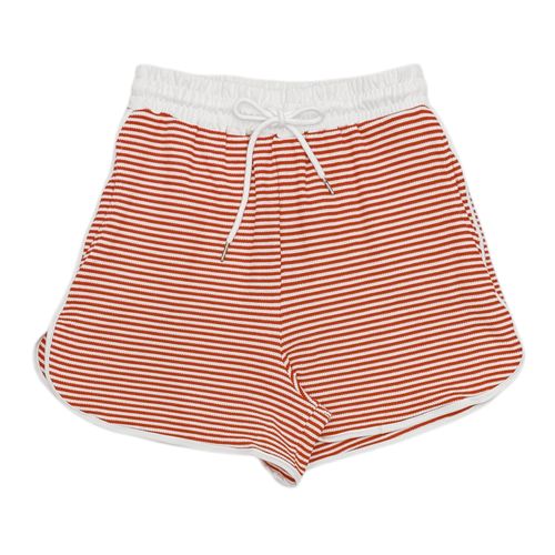 Short rayado rojo
