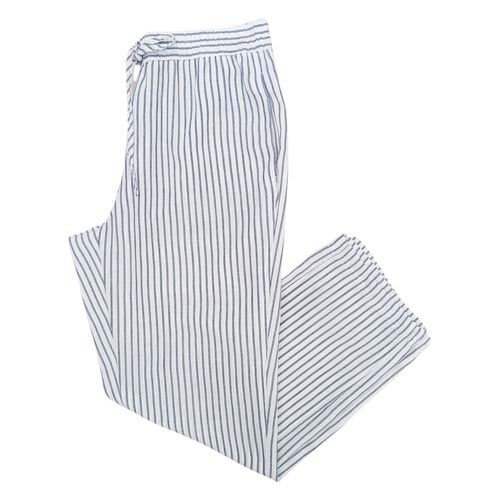 Pantalón slim rayado para mujer