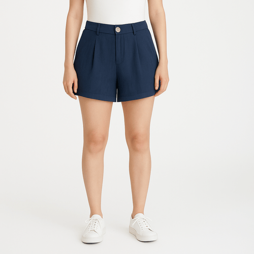 Short sólido para mujer
