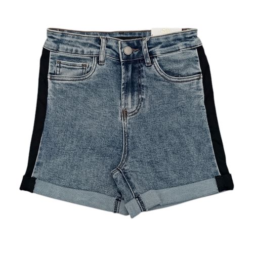 Short denim sólido para mujer