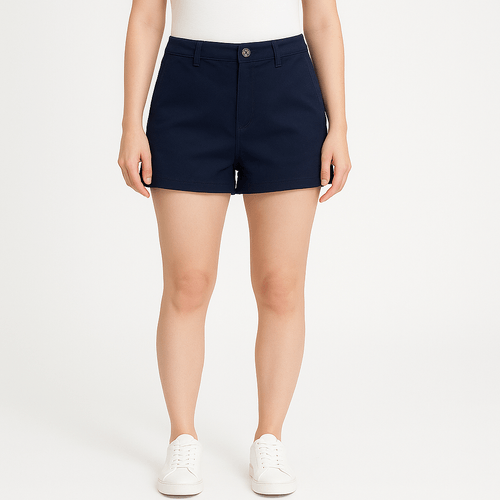 Short sólido para mujer
