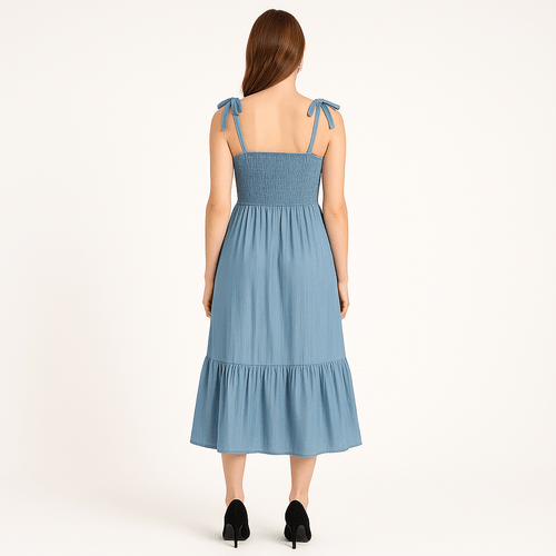 Vestido con textura para mujer