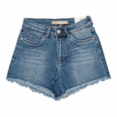Short denim azul para mujer