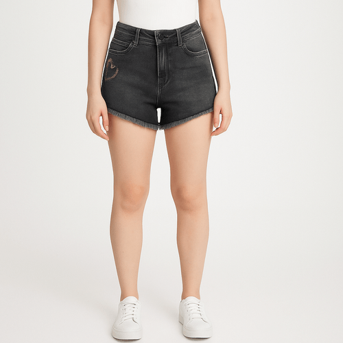 Short negro para mujer
