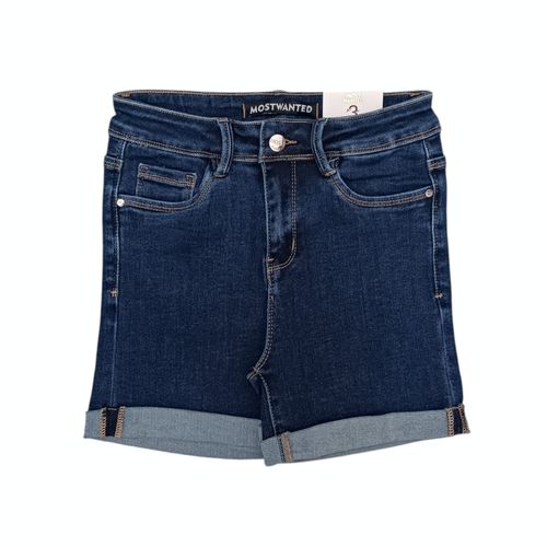 Short azul oscuro para mujer