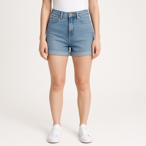 Short tiro alto para mujer