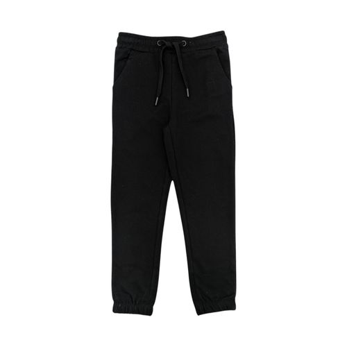 Jogger deportivo negro sólido para niño