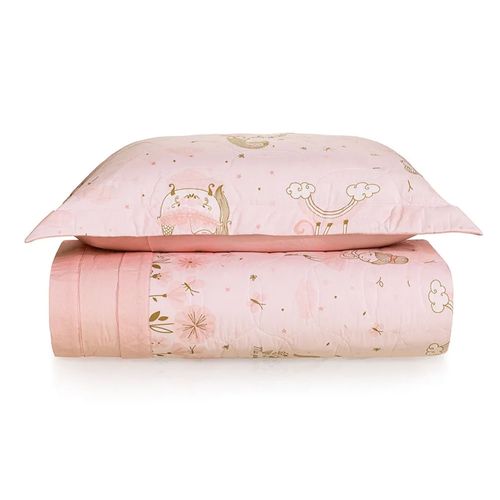 Cubrecama de algodón estampado