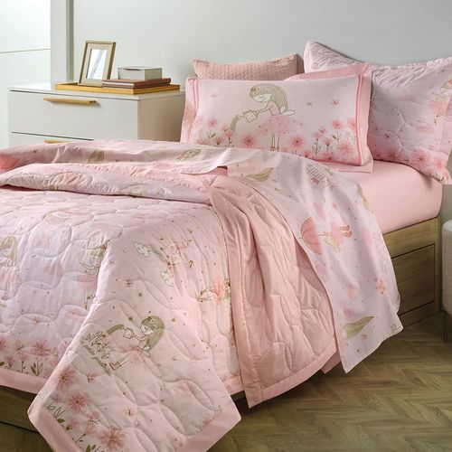 Cubrecama de algodón estampado