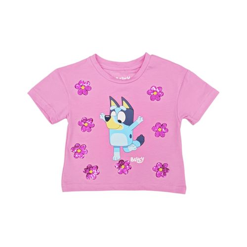 Camiseta rosa para niña