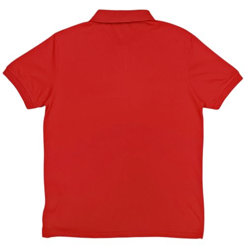 Camisa tipo polo roja para hombre