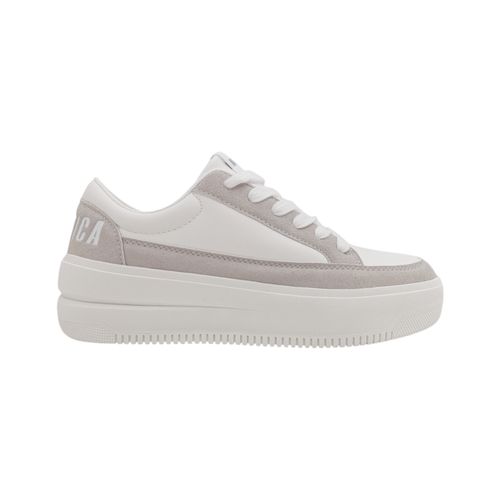 Sneakers blancos con gris para mujer