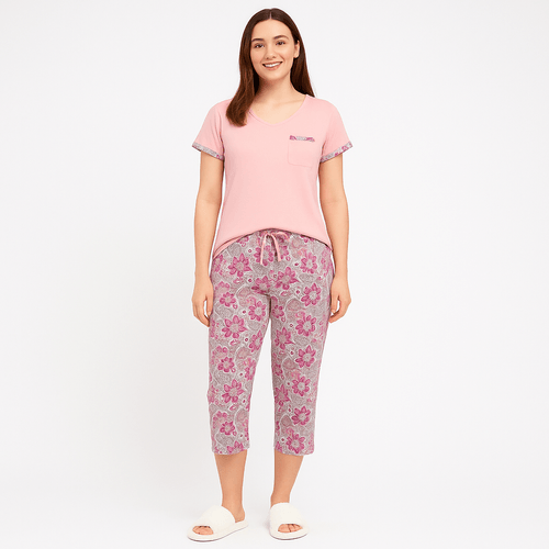Pijama rosa para mujer