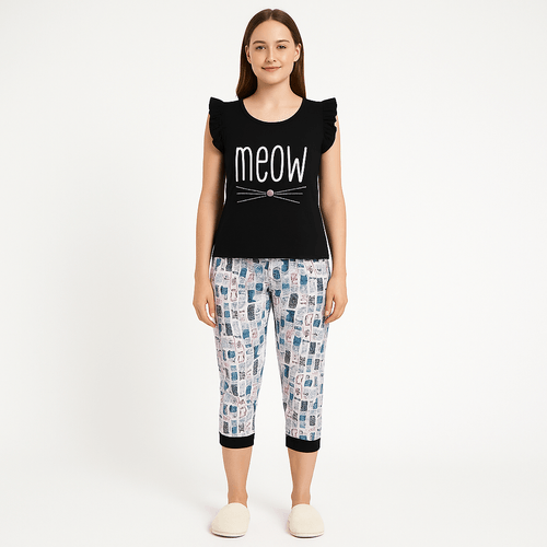 Pijama estampada para mujer