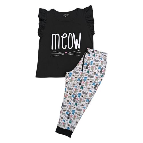 Pijama estampada para mujer