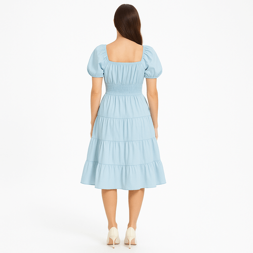 Vestido celeste  para mujer