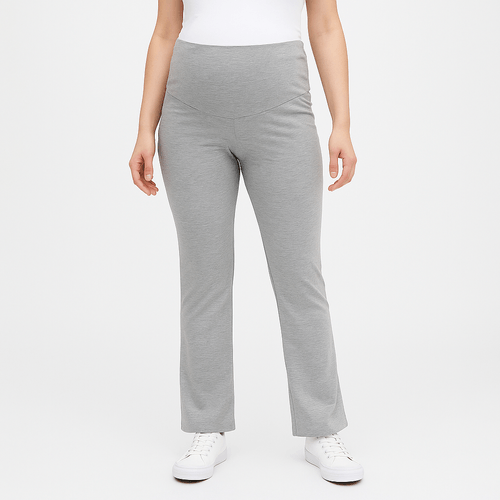 Leggins para maternidad flare gris