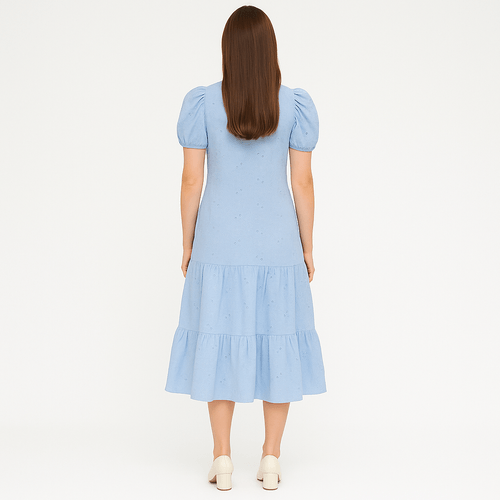 Vestido celeste para mujer