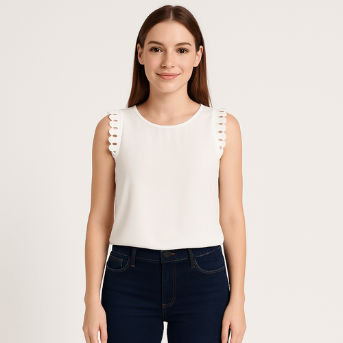 Blusa con textura para mujer