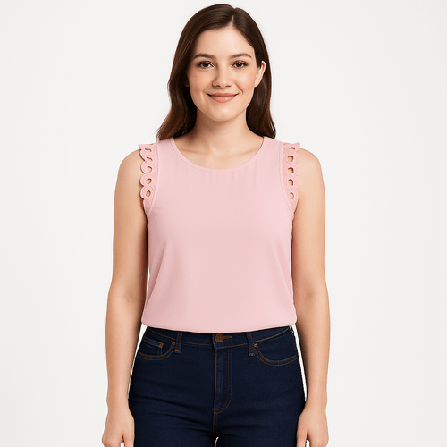 Blusa con textura para mujer