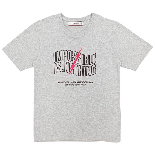 Camiseta blanca estampada para hombre
