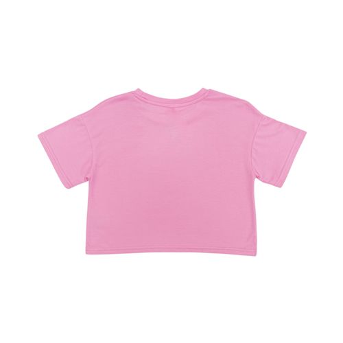 Camiseta rosa estampada para niña