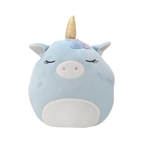 Peluche unicornio celeste