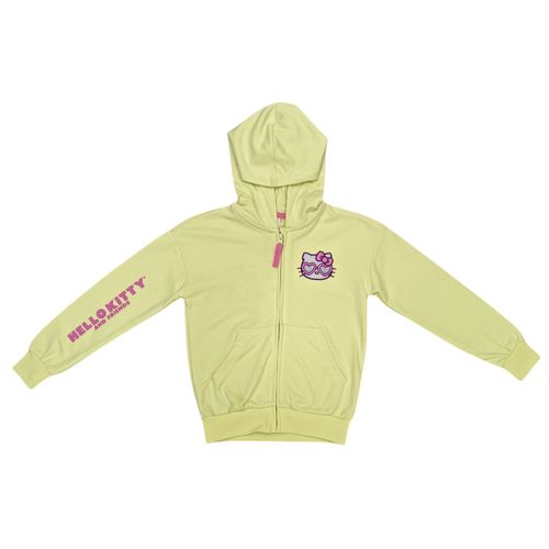 Sudadera verde para niña