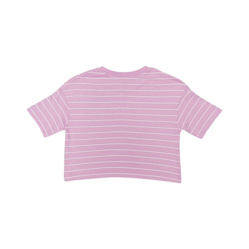 Crop top morada para niña
