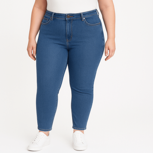 Skinny jeans curvy para mujer