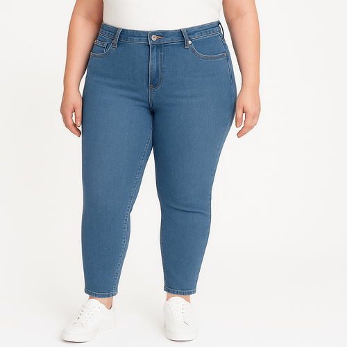 Skinny jeans curvy para mujer