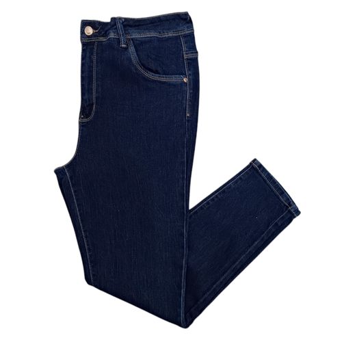 Skinny jeans curvy sólido para mujer