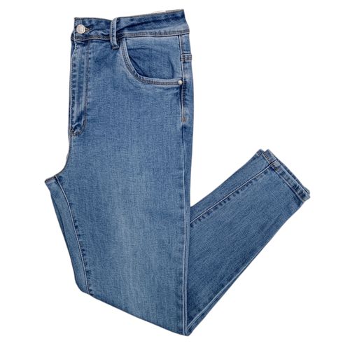 Skinny jeans curvy lavado para mujer