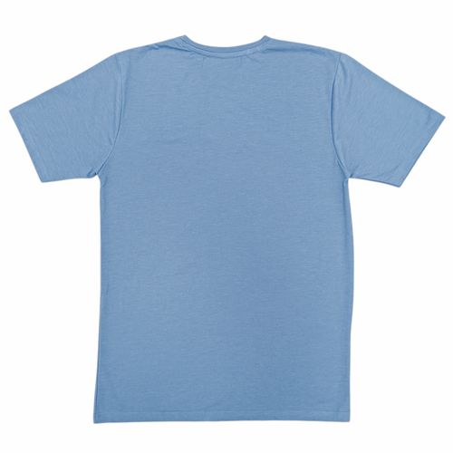 Camiseta estampada celeste para hombre