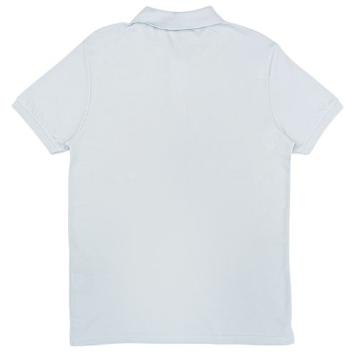 Camisa tipo polo celeste para hombre